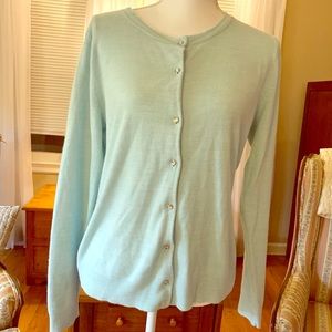 New York & Company Mint Green Cardigan XL